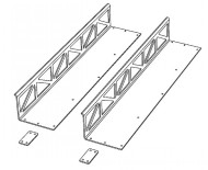 Pair Of Walkway Bridge Modules (800mm Long)