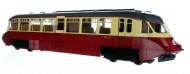 STREAMLINED DIESEL RAILCAR W8W BR CARMINE/CREAM