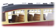 STREAMLINED DIESEL RAILCAR W8W BR CARMINE/CREAM