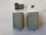 Set of GWR Battery Boxes with Dynamo   resin